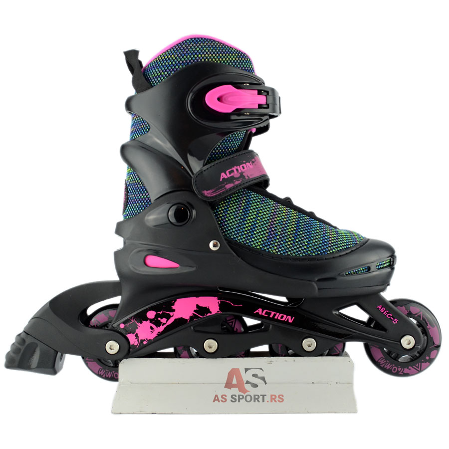 ACTION Roleri za Decu PW-117-FLY-PNK | As Sport Shop Prodaja
