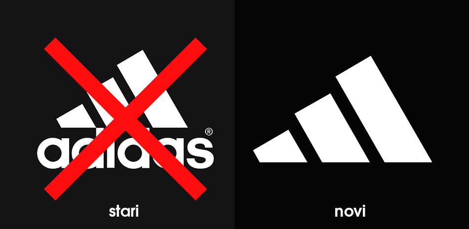 adidas stari i novi logo
