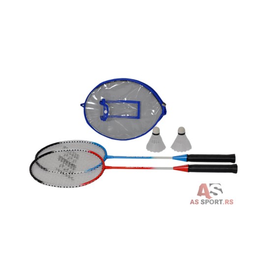 Rucanor Semi-Pro Badminton Rackets Set with Shuttlecocks & Cover - Like New Rucanor Semi-Pro Badminton Rackets Set with Shuttlecocks & Cover - Like New